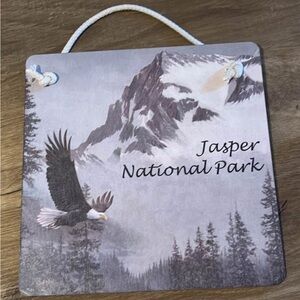 Jasper National Park wooden Wall Sign